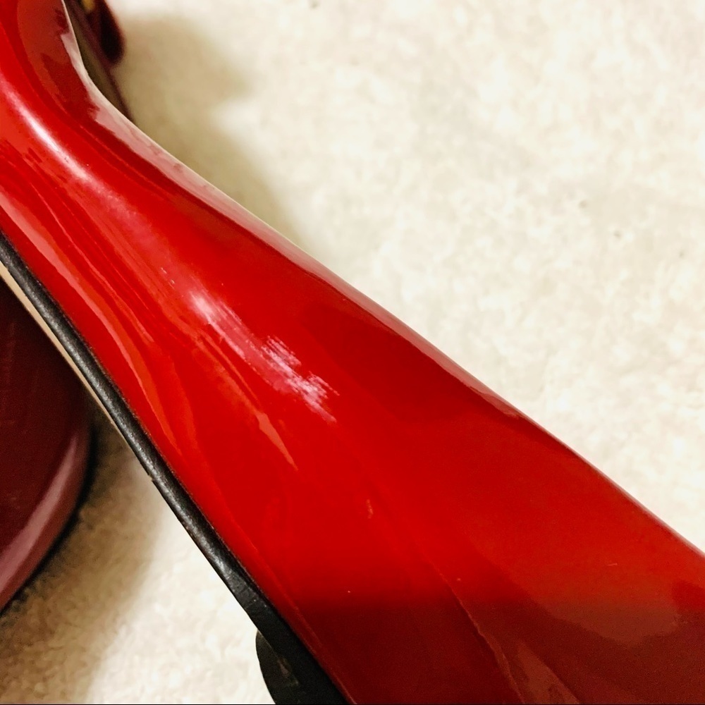 Authentic FERRAGAMO red Flat Varina shoes Size 5 - Picture 12 of 12